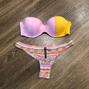 NWOT VS Strapless Push-up Bikini